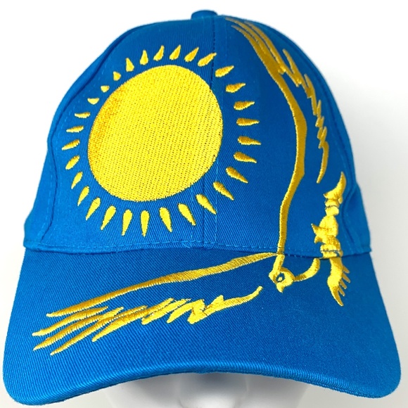 Kazakhstan Mens Blue Baseball Cap - Picture 1 of 5